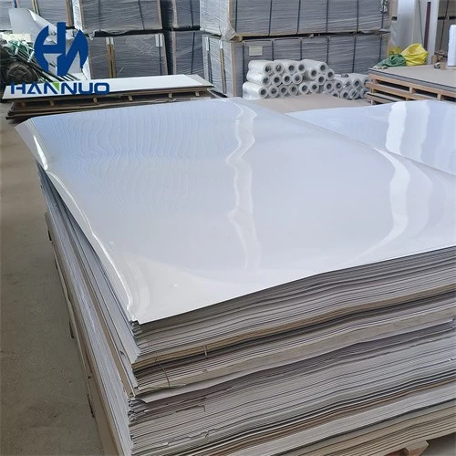 White Color HPL High Pressure Laminates High Glossy Board